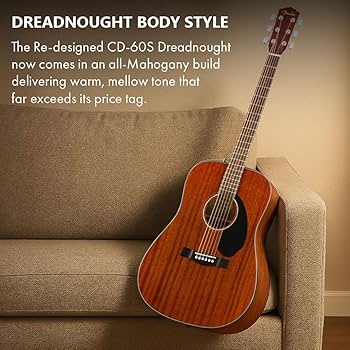 フェンダー CD60S アコギ　オールマホガニー　トップ単板【美品】 Amazon | Fender アコースティックギター CD-60S All Mahogany